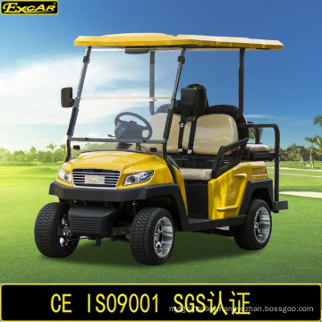 China 4 Seater Electric Golf Buggy with Flip-Flop Back Seat